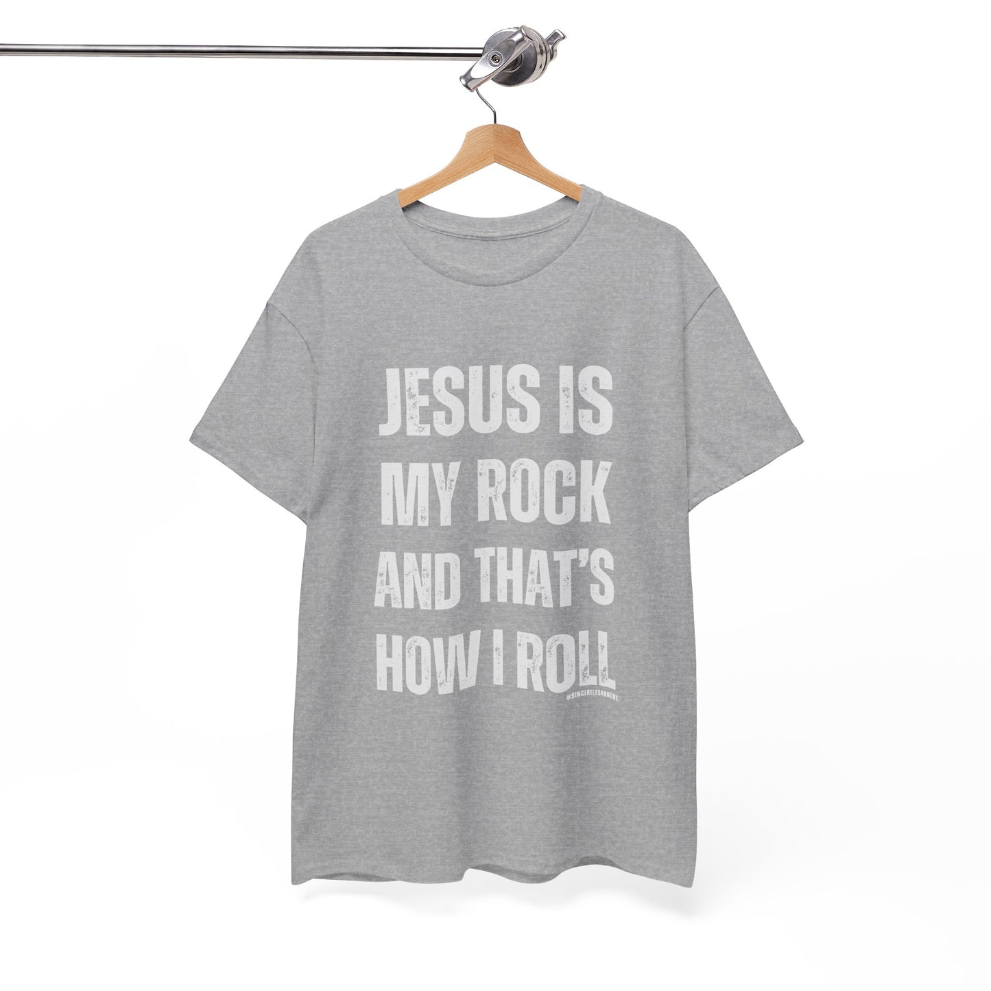 Christian Faith Jesus is My Rock Unisex Tee