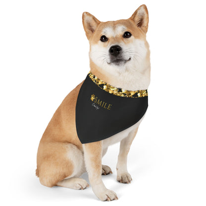 SMILE, Chin Up! Pet Bandana Collar