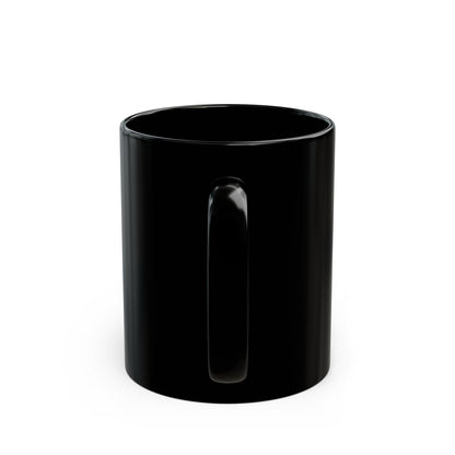 SMILE, Chin Up! Black Mug