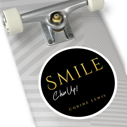 SMILE, Chin Up! Round Stickers, Indoor\Outdoor