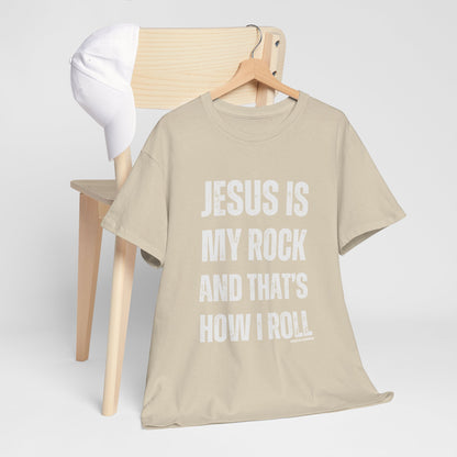 Christian Faith Jesus is My Rock Unisex Tee