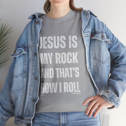 Christian Faith Jesus is My Rock Unisex Tee