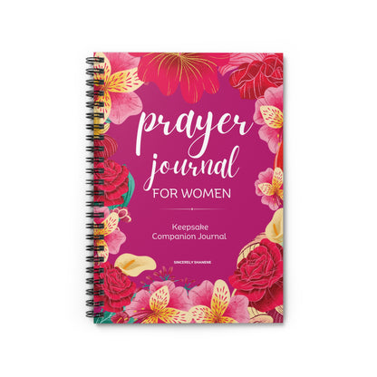 Prayer Journal for Women: Spiral Keepsake Companion Journal