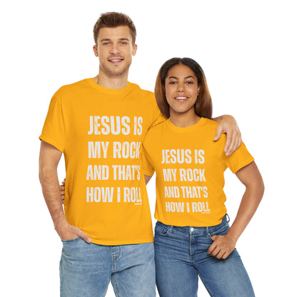 Christian Faith Jesus is My Rock Unisex Tee