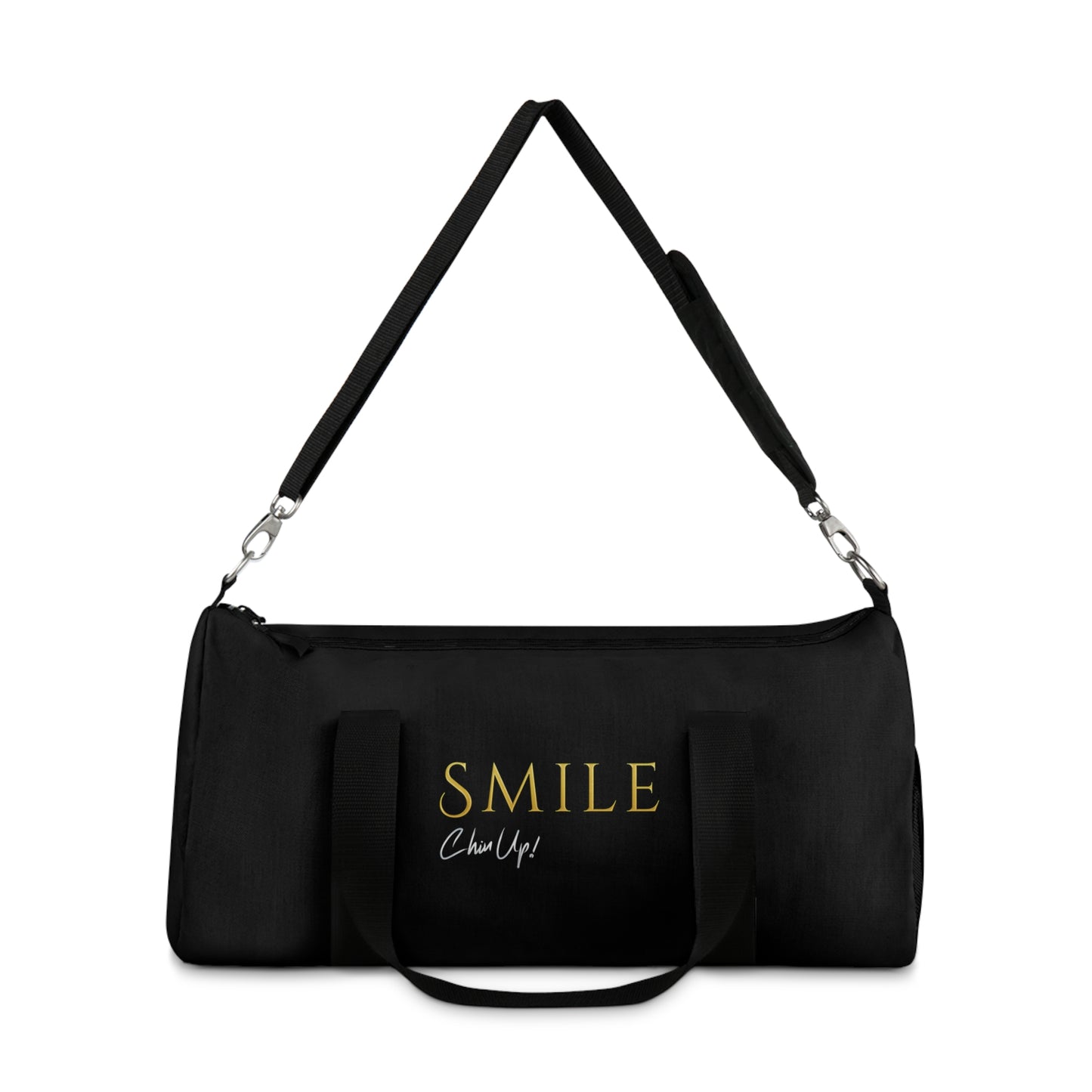 SMILE, Chin Up! Sports Duffel Bag