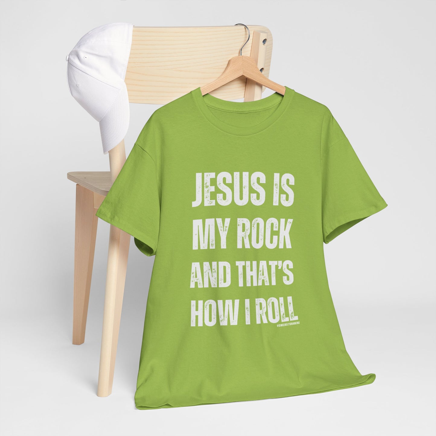 Christian Faith Jesus is My Rock Unisex Tee