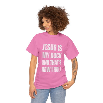 Christian Faith Jesus is My Rock Unisex Tee