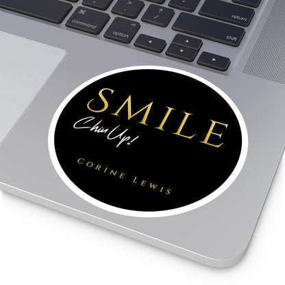 SMILE, Chin Up! Round Stickers, Indoor\Outdoor