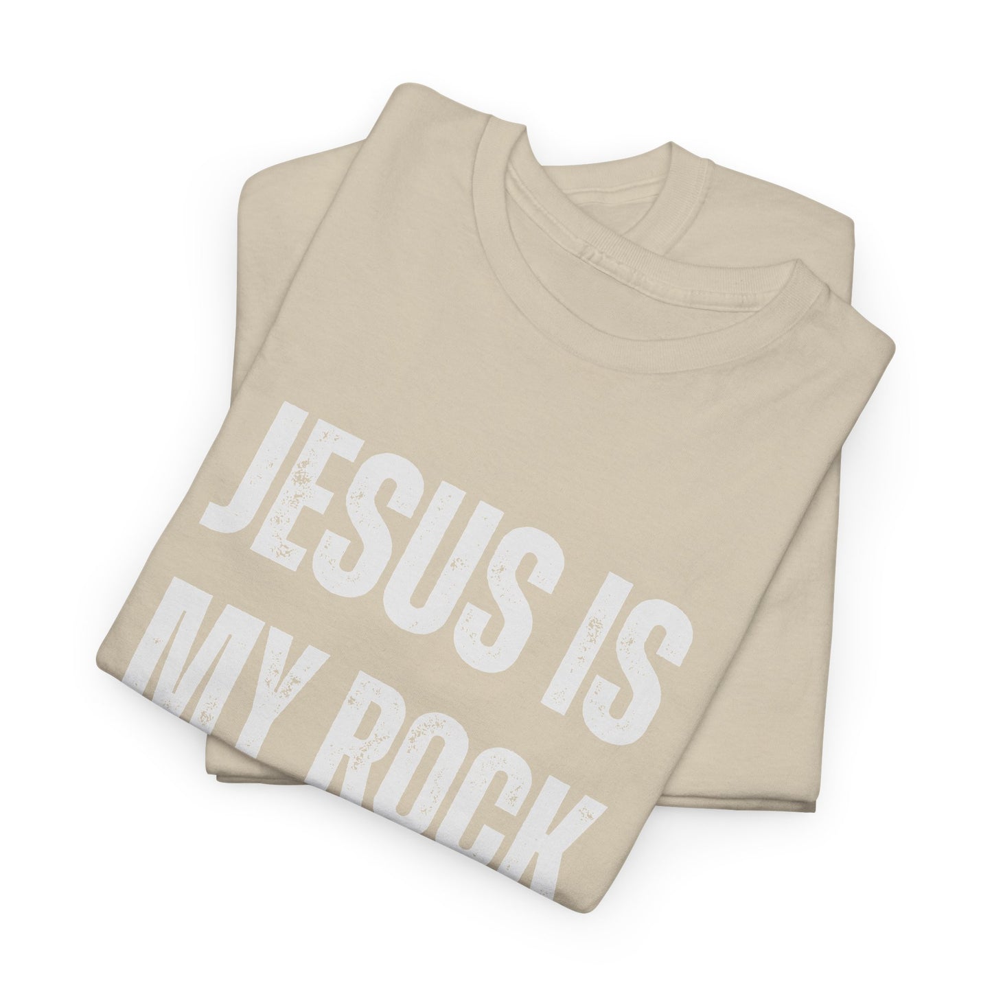 Christian Faith Jesus is My Rock Unisex Tee