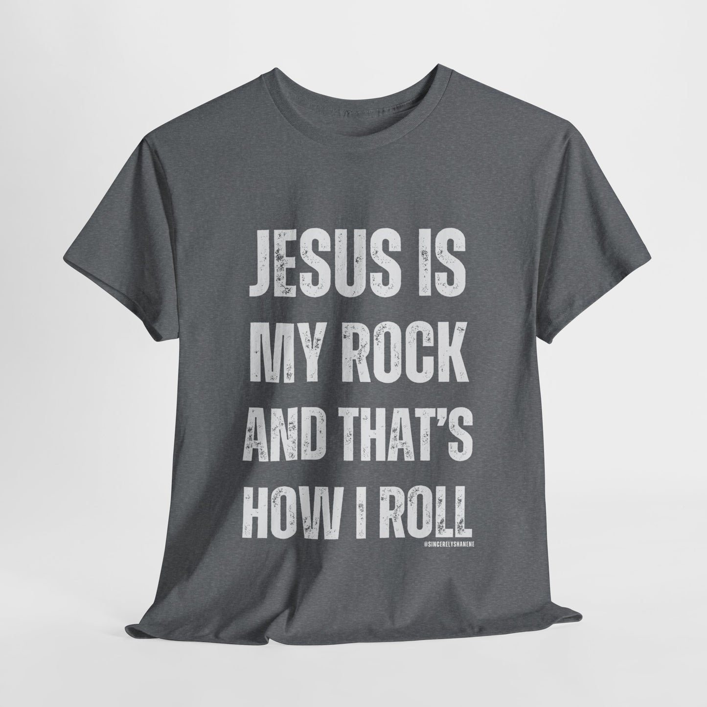 Christian Faith Jesus is My Rock Unisex Tee