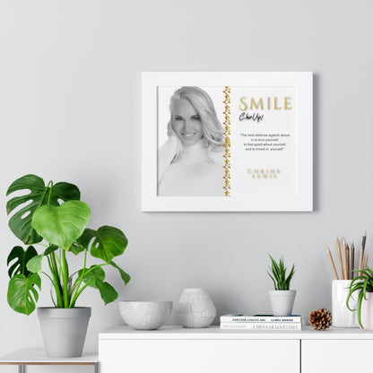 SMILE, Chin Up! Framed Collectors Edition Poster