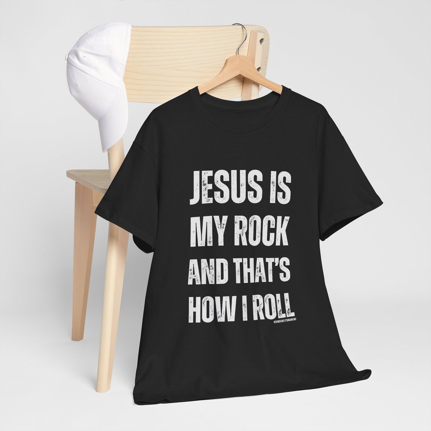 Christian Faith Jesus is My Rock Unisex Tee