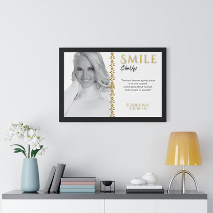 SMILE, Chin Up! Framed Collectors Edition Poster