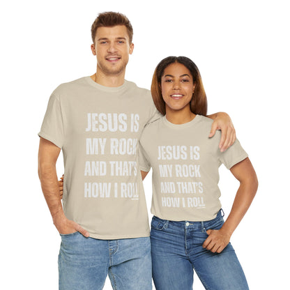 Christian Faith Jesus is My Rock Unisex Tee