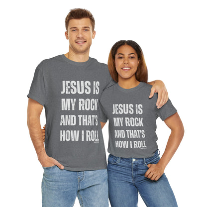 Christian Faith Jesus is My Rock Unisex Tee