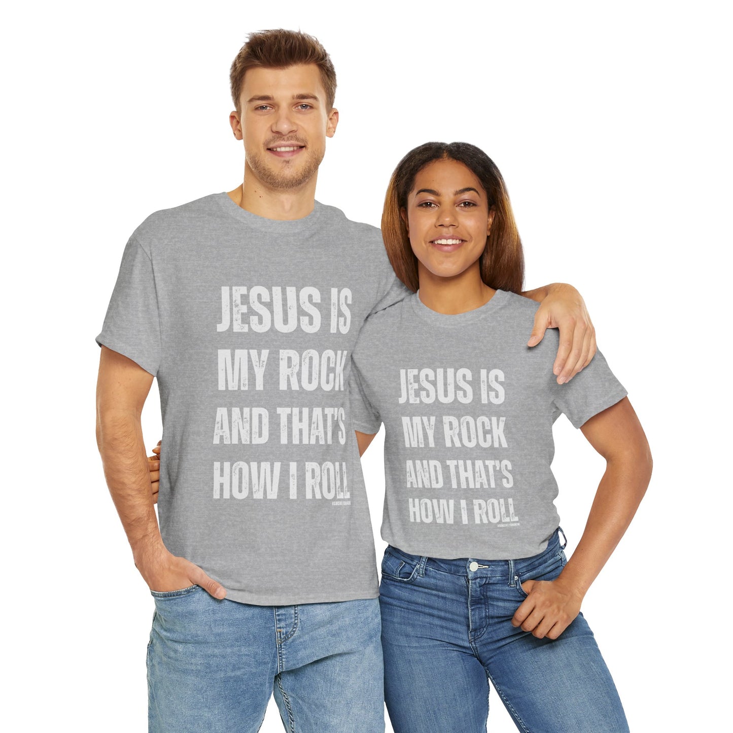 Christian Faith Jesus is My Rock Unisex Tee