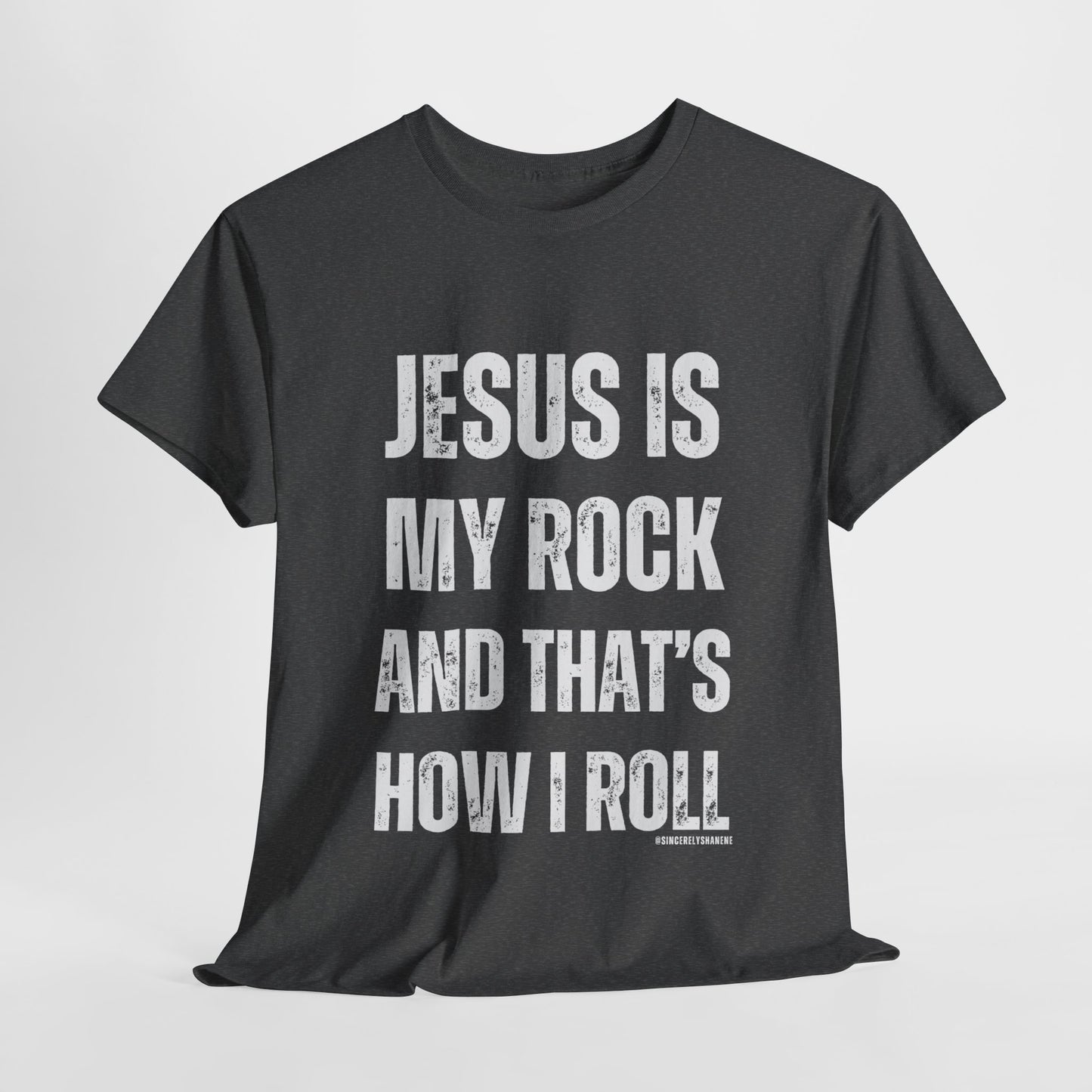 Christian Faith Jesus is My Rock Unisex Tee