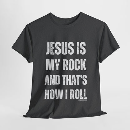 Christian Faith Jesus is My Rock Unisex Tee