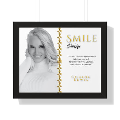 SMILE, Chin Up! Framed Collectors Edition Poster