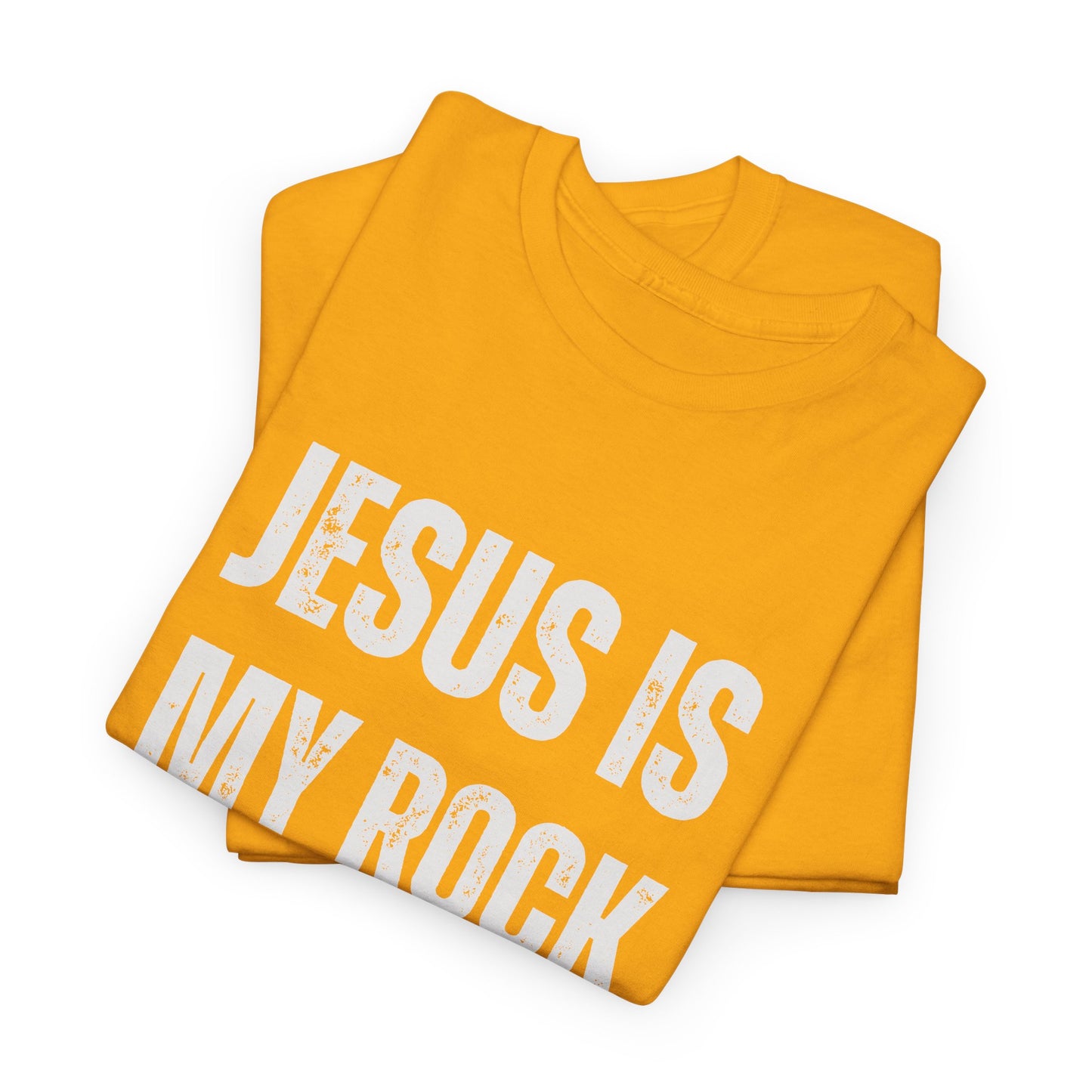 Christian Faith Jesus is My Rock Unisex Tee