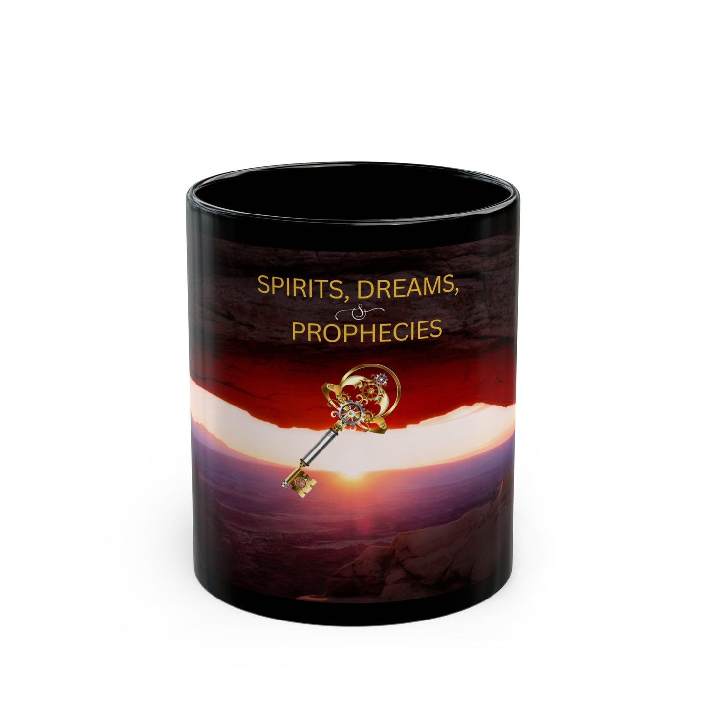 Spirits, Dreams, and Prophecies Black Mug (11oz, 15oz) - Higgins Publishing