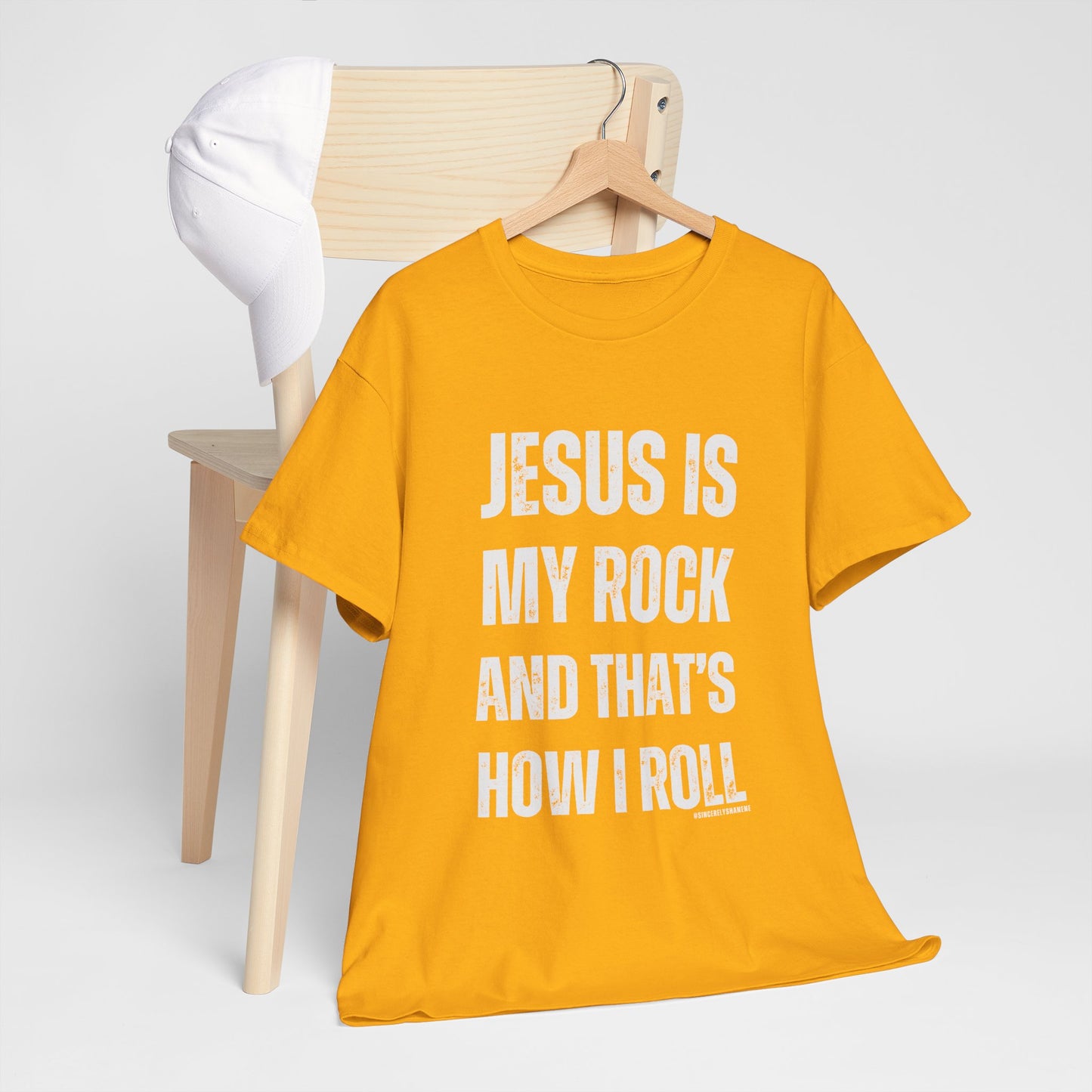 Christian Faith Jesus is My Rock Unisex Tee