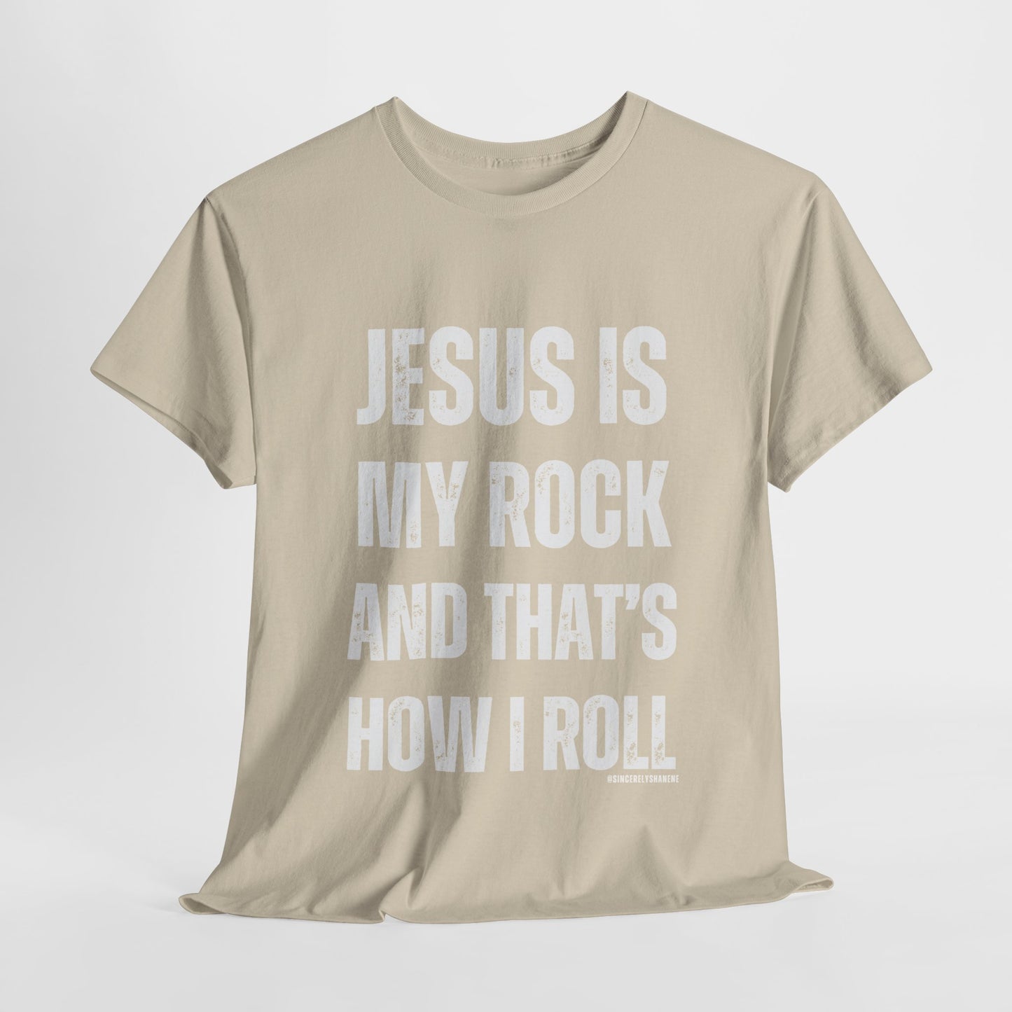 Christian Faith Jesus is My Rock Unisex Tee