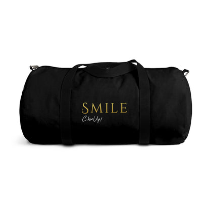 SMILE, Chin Up! Sports Duffel Bag