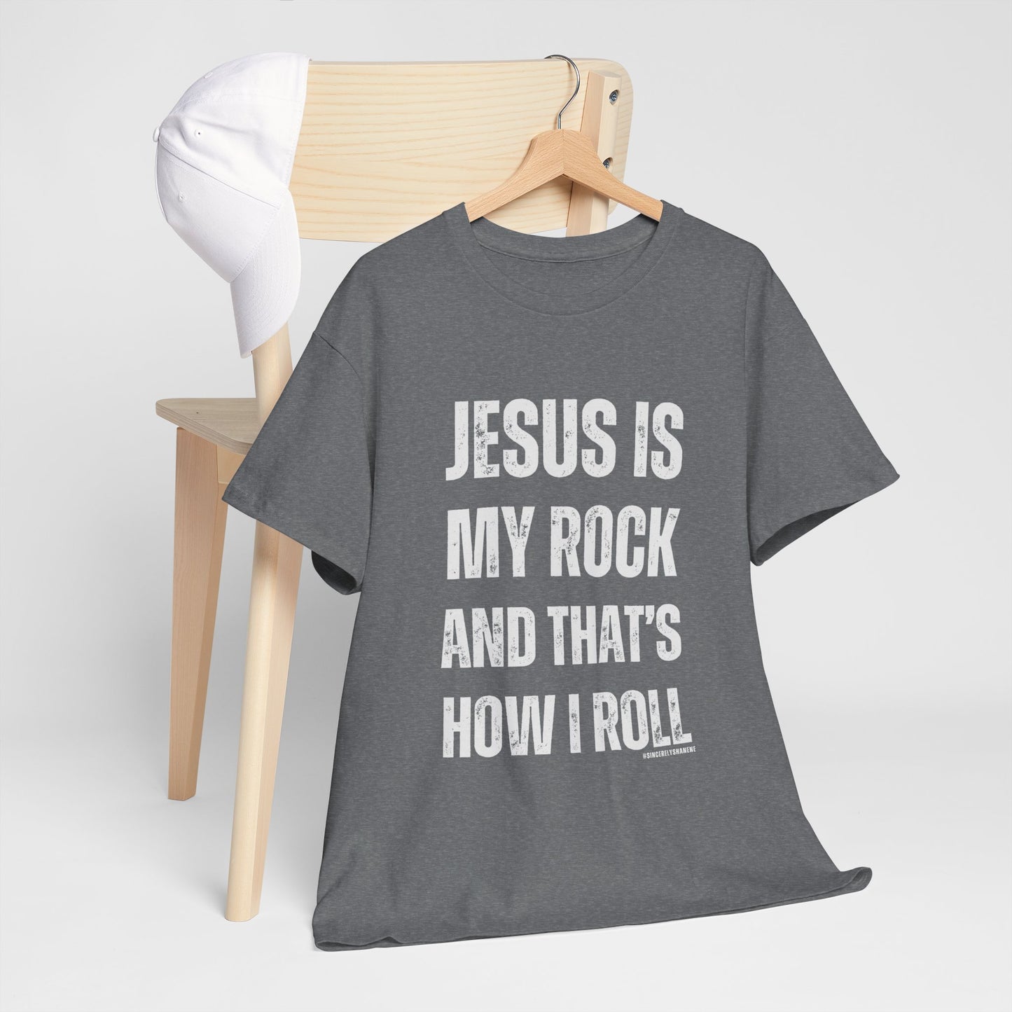 Christian Faith Jesus is My Rock Unisex Tee