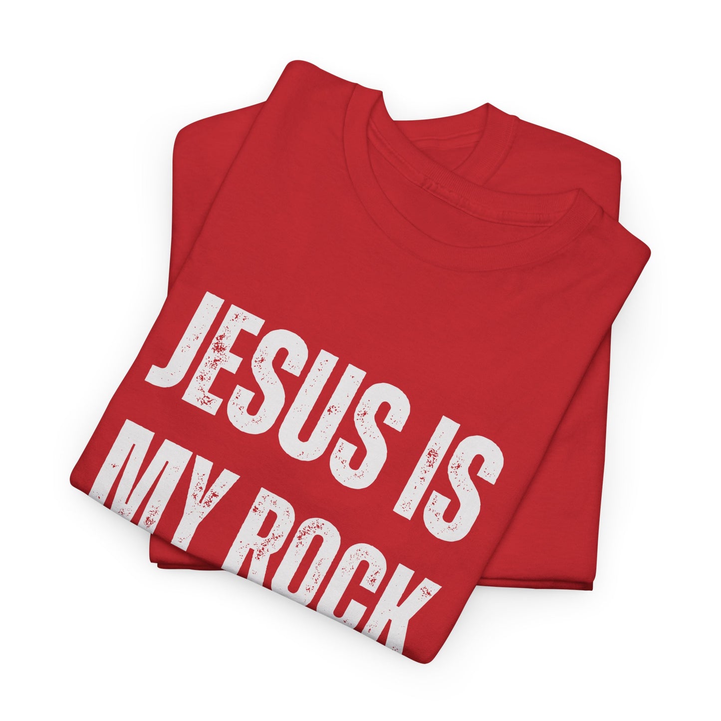 Christian Faith Jesus is My Rock Unisex Tee