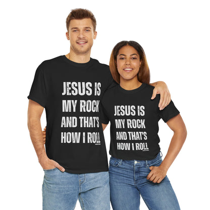 Christian Faith Jesus is My Rock Unisex Tee