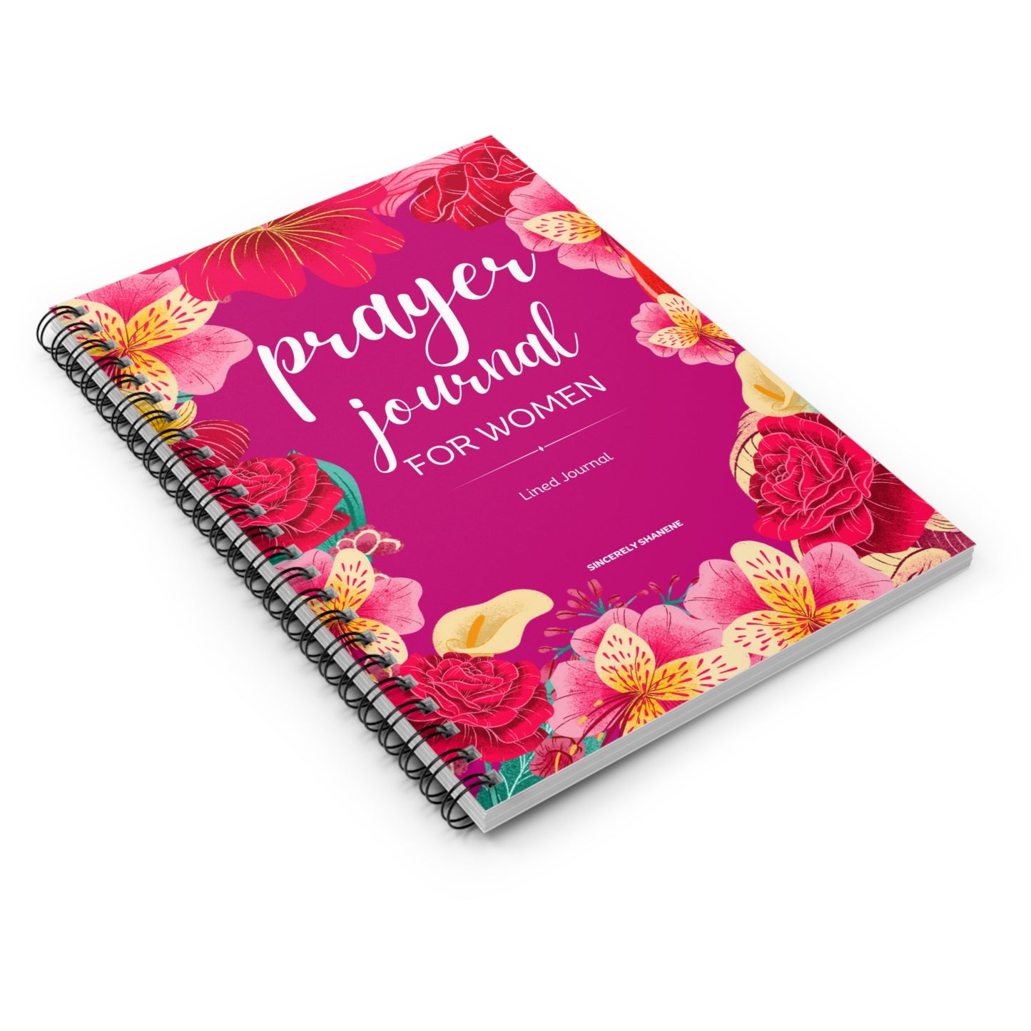 Prayer Journal for Women: Spiral Notebook