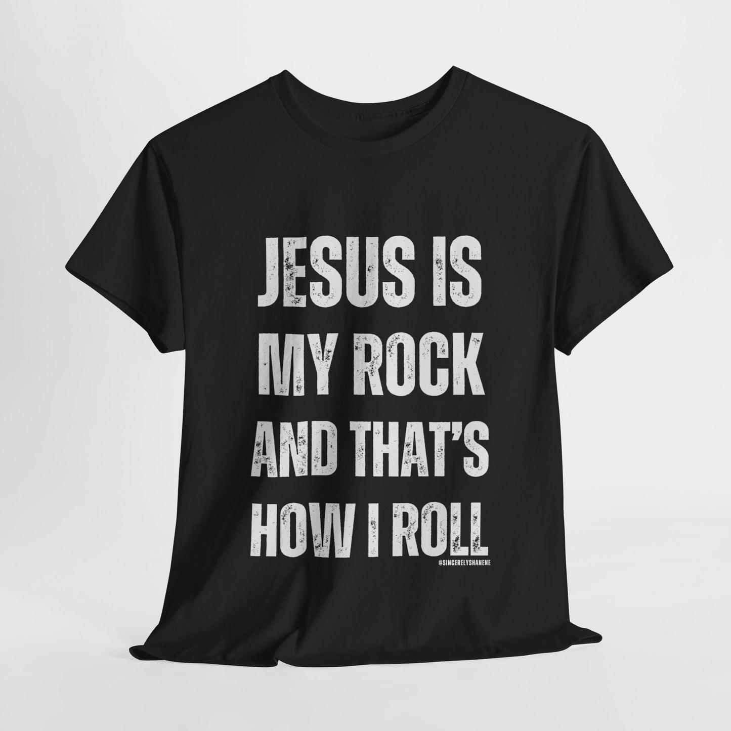 Christian Faith Jesus is My Rock Unisex Tee