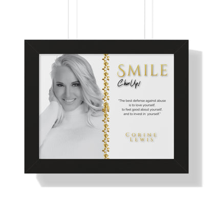 SMILE, Chin Up! Framed Collectors Edition Poster