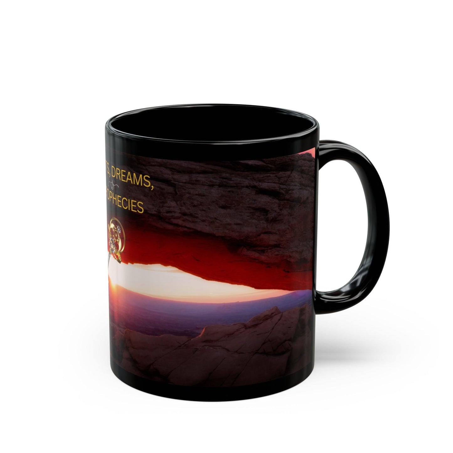 Spirits, Dreams, and Prophecies Black Mug (11oz, 15oz)