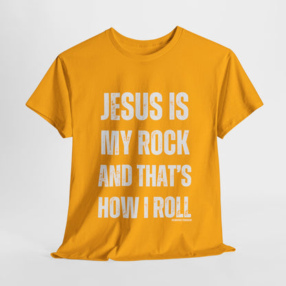 Christian Faith Jesus is My Rock Unisex Tee