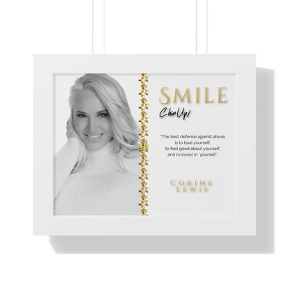SMILE, Chin Up! Framed Collectors Edition Poster