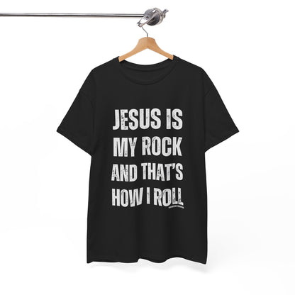 Christian Faith Jesus is My Rock Unisex Tee