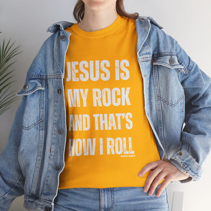 Christian Faith Jesus is My Rock Unisex Tee