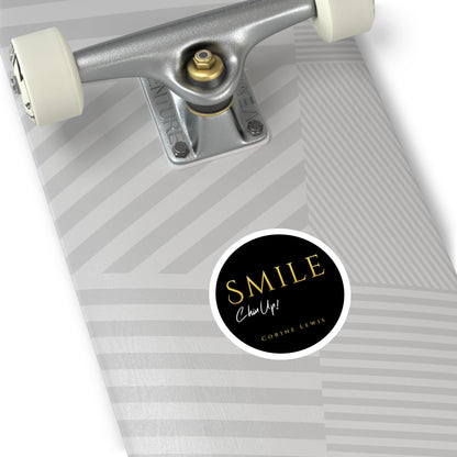 SMILE, Chin Up! Round Stickers, Indoor\Outdoor