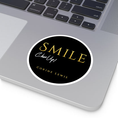 SMILE, Chin Up! Round Stickers, Indoor\Outdoor