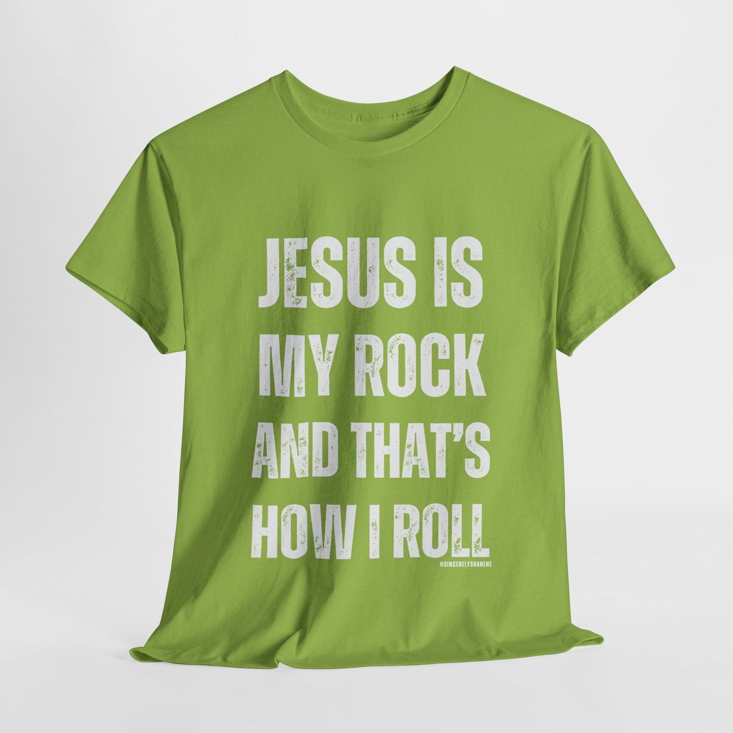 Christian Faith Jesus is My Rock Unisex Tee