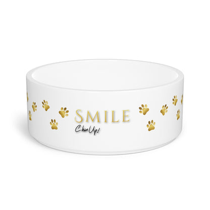 SMILE, Chin Up! Pet Bowl